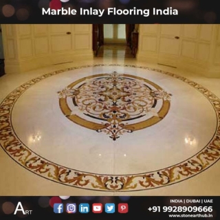 Marble Inlay Flooring India - WhatsApp 9928909666