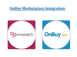 OnBuy Ecommerce Integration Solution | OnBuy Product Listing & Order Management