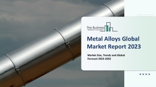 Global Metal Alloys  Market Report By Size, Share And Forecast To 2023-2032