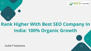 Avail Services Of Best SEO Company In India