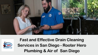Fast and Effective Drain Cleaning Services in San Diego - Rooter Hero Plumbing & Air of  San Diego