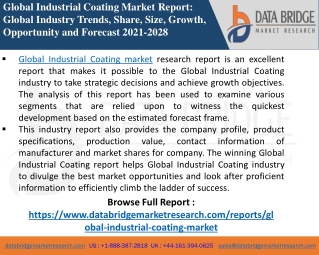 Industrial Coating Market-Chemical Material