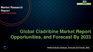 Cladribine Market will reach at a CAGR of 5.1% from to 2033