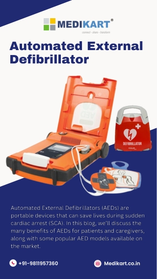 Save Lives with an AED - Automated External Defibrillator