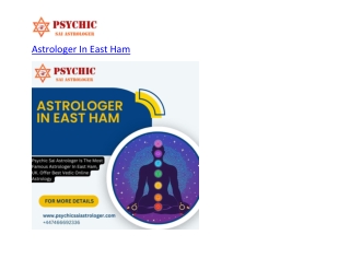 Astrologer In East Ham