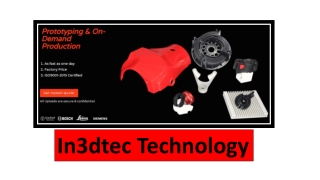 The Best Commercial High Quality 3d Printing Service Price- In3dtec Technology