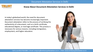 Get Document Attestation Services in Delhi