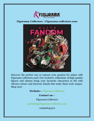 Figurama Collectors  Figurama-collectors.com