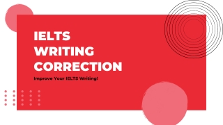 IELTS Writing Correction Service  EduBenchmark