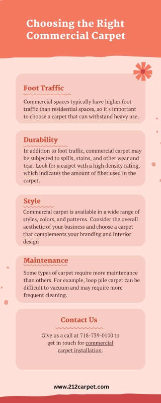 Choosing the Right Commercial Carpet