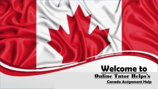Assignmnet Help Canada