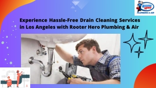 Drain Cleaning Services in Los Angeles