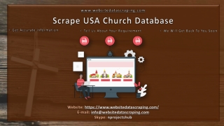 Scrape USA Church Database