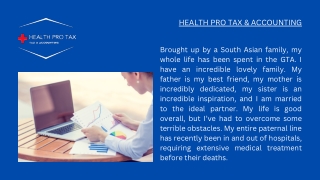 HEALTH PRO TAX & ACCOUNTING