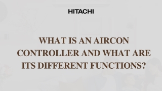 What is an Aircon Controller and What Are Its Different Functions