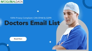 Are the email lists of doctors legal for marketing?