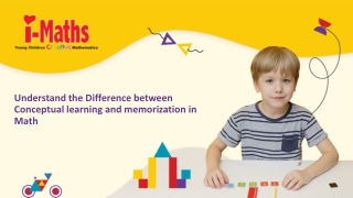 Difference between Conceptual learning and memorization in Math