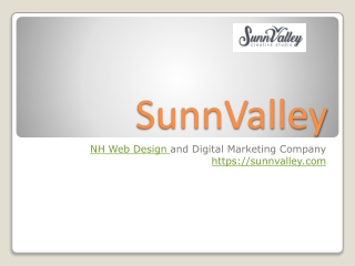 SunnValley - NH Web Design