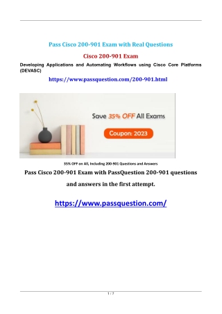 Cisco DEVNET Associate 200-901 DEVASC Dumps Questions