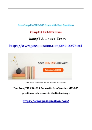 CompTIA Linux  (XK0-005) Certification Training Questions