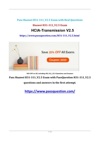 HCIA-Transmission V2.5 H31-311_V2.5 Training Material