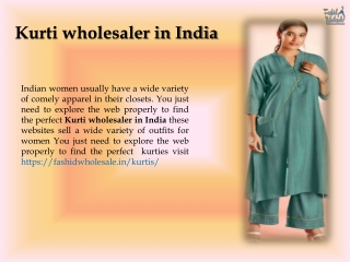 Kurti wholesaler in India