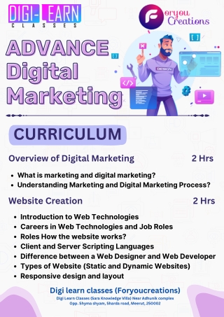 Digital Marketing Course Module