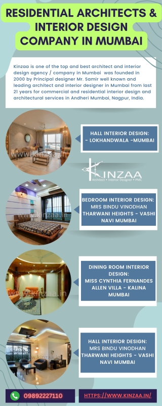 Residential architects & Interior design company in Mumbai_Kinzaa