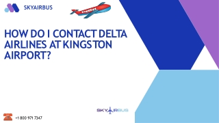 How Do I Contact Delta Airlines at Kingston Airport