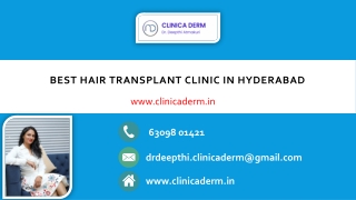 Best Hair Transplant Clinic in Hyderabad