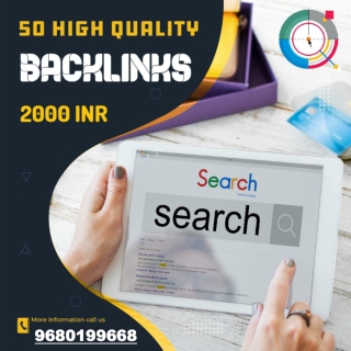 50 High Quality Manual Backlinks Package at Only 2000 INR