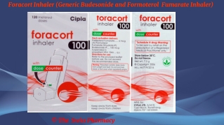 Foracort Inhaler (Generic Budesonide and Formoterol  Fumarate  Inhaler)