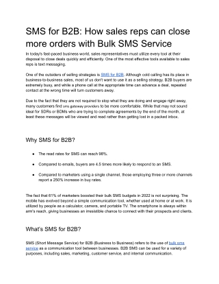 Bulk SMS | Bulk sms service provider in India - Msgclub