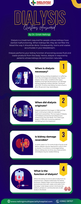 Dialysis Questions Answered | Nelivigi Multispeciality and Urology Hospital