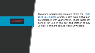 Tesla Usb Led Lights Superchargedaccessories.com