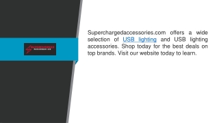 Usb Lighting Superchargedaccessories.com