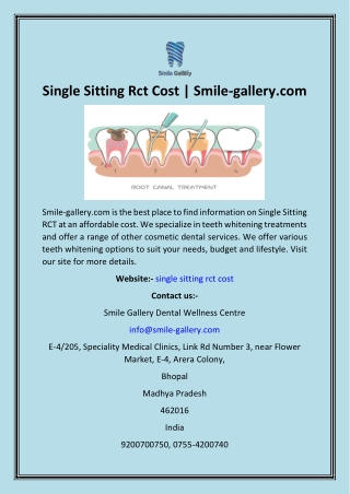 Single Sitting Rct Cost  Smile-gallery