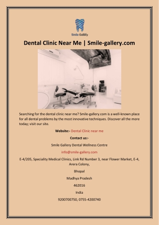 Dental Clinic Near Me  Smile-gallery