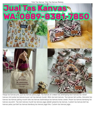 O889_8З8l_ᜪ85O (WA) Cari Tas Kanvas Murah Harga Tas Kanvas Pinggang