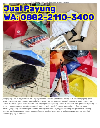 0882–2ll0–ᣮᏎ00 (WA) Vendor Payung Promosi Surabaya Souvenir Pernikahan Payung Ja