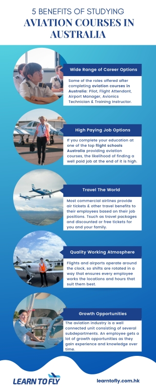 5 Benefits of Studying Aviation Courses in Australia