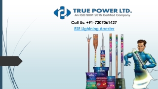ESE Lightning Arrester Manufacturer in India