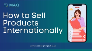How to Sell Products Internationally
