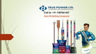 Back Fill Earthing Compound