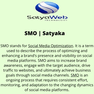 SMO - Satyaka -