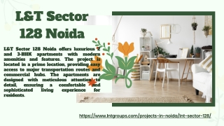 L&T Sector 128 Noida - Beautiful Places to Live