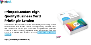 Printpal London High Quality Business Card Printing in London