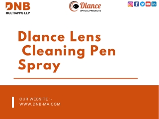 Chashma cleaner pen spray | DNB Multiapps LLP