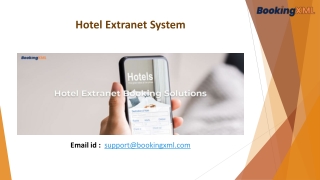 Hotel Extranet System