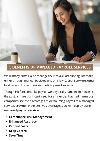 5 BENEFITS OF MANAGED PAYROLL SERVICES